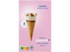 G'woon Cornets vanille ijs