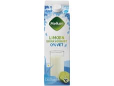Melkan Drinkyoghurt limoen 0% vet