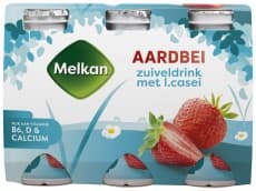 Melkan Probiotische zuiveldrink aardbei