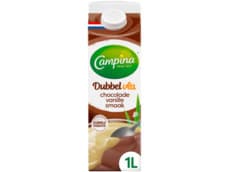Campina Dubbelvla chocolade-vanille