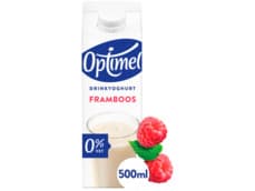 Optimel Drinkyoghurt framboos 0% vet
