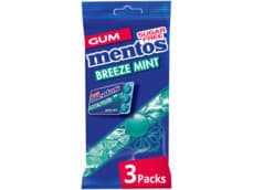 Mentos Breeze Mint Kauwgom mint Suikervrij 3 Blisters
