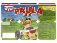 Dr. Oetker Paula mini vanillevla met chocoladevlekken