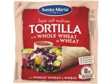 Santa Maria Tortilla wraps with whole wheat medium 8 stuks 320g