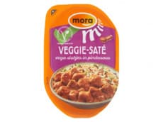 Mora Veggie-saté in pindasaus