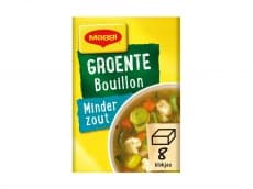 Maggi Blokjes voor groente bouillon minder zout
