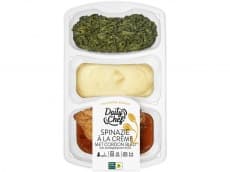 Daily Chef Spinazie met cordon blue en puree