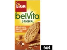 Liga BelVita koekjes honing en hazelnoot