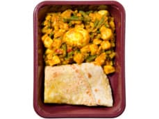 Warung Surinaamse roti met kip en aardappel