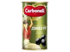 Carbonell Zwarte olijven zonder pit