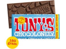 Tony's Donkere melkchocolade