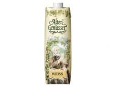 Alter geniesser Weiss wein