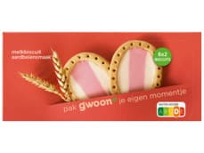G'woon Melkbiscuit aardbei