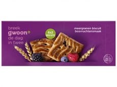 G'woon Meergranenbiscuit bosvruchten