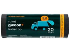 G'woon Huisvuilzakken 60 liter