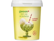 G'woon Sorbetijs citroen