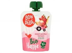 Bonbébé Appel aardbei pouch bio 4+ mnd