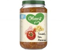 Olvarit 8+ Maanden Tomaat Ham Macaroni