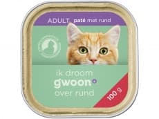 G'woon Paté met rund kat