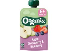 Organix Knijpfruit appel, aardbei & bosbes 6mnd
