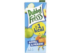 Dubbelfrisss 1Kcal appel perzik