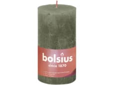 Bolsius Stopkaars olijfgroen 13cm
