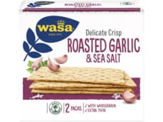 Wasa Delicate crisp garlic salt