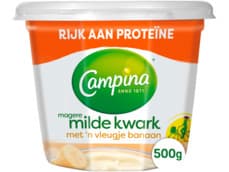 Campina Magere kwark yoghurt banaan