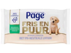 Page Vochtig toiletpapier pure
