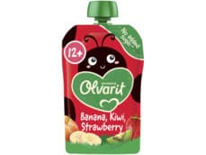 Olvarit 12+ Maanden Knijpzakje Aardbei Banaan Kiwi