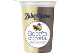 Zuivelhoeve Boer'n vla duo choco vanille