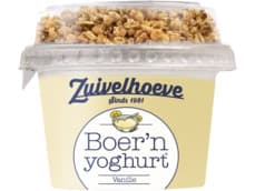 Zuivelhoeve Boer'n yoghurt muesli vanille