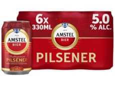 Amstel Pilsener Bier Blik 6-pack