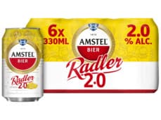 Amstel Radler Citroen 2.0%  Bier Blik 6-pack