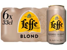 Leffe Blond Belgisch Abdijbier blikken 6-pack