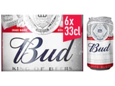 Bud Pils Bier Blikken 6 pack