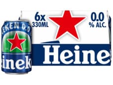 Heineken Premium Pilsener 0.0 Bier Blik 6-pack