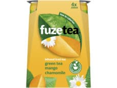 Fuze tea Green tea mango chamomile 4-pack