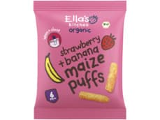 Ella's Kitchen Maize puffs aardbei banaan 6+mnd