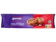 G'woon Chocolate chip cookies wit cranberry