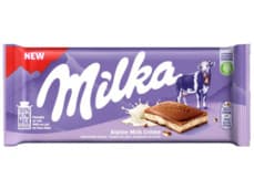 Milka Chocoladereep creme alpenmelk