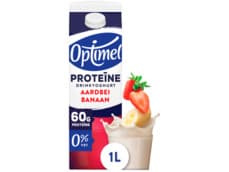 Optimel Protein drinkyoghurt aardbei banaan