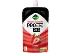 Melkan Proteine yoghurt en kwark aardbei