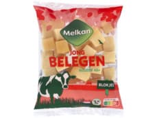 Melkan Jong belegen kaasblokjes