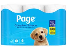 Page Compleet schoon toiletpapier