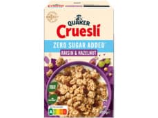 Quaker Cruesli zero sugar rozijn en noten