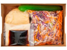 Verspakket flatbread sticky chicken