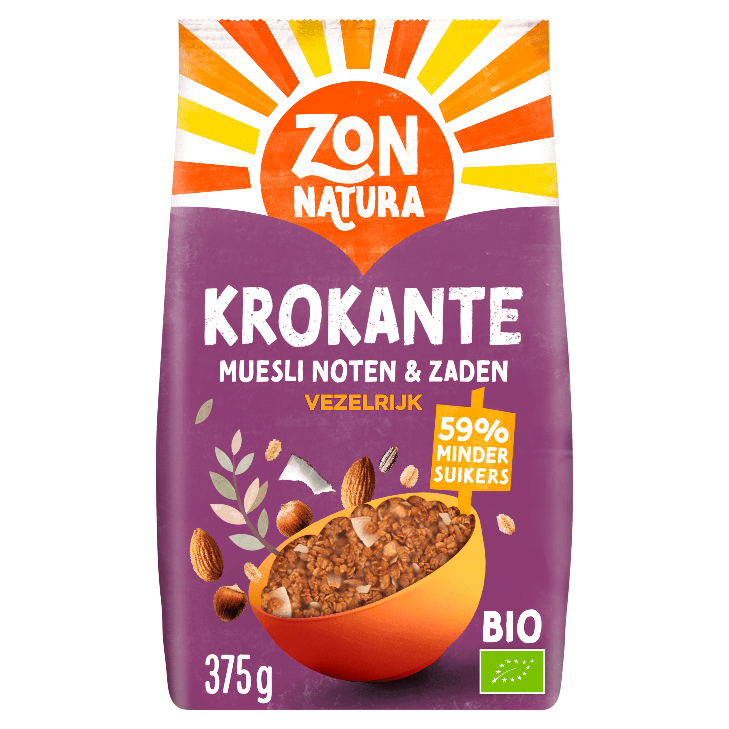 Zonnatura Krokante Muesli Noten & Zaden
