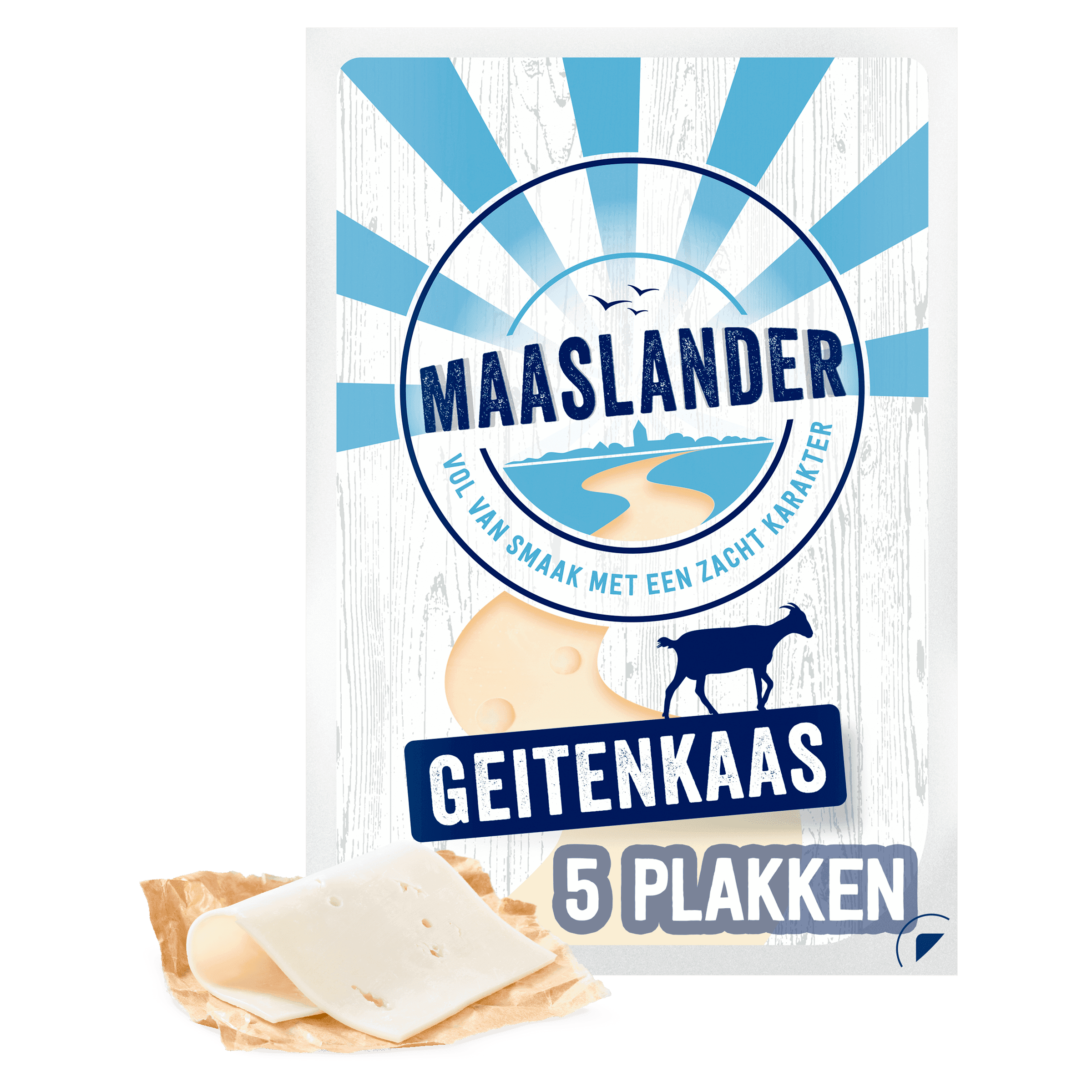Maaslander Geitenkaas Jong Belegen 50+ plakken