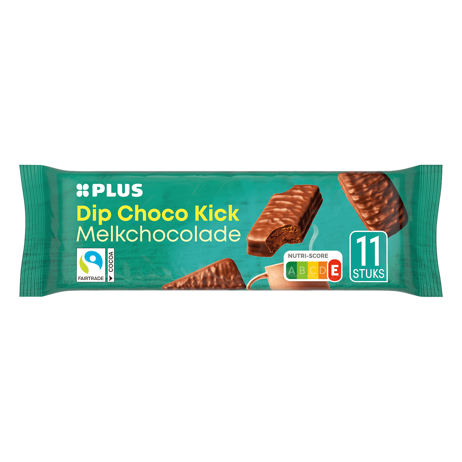 PLUS Dip Choco Kick melkchocolade koekjes